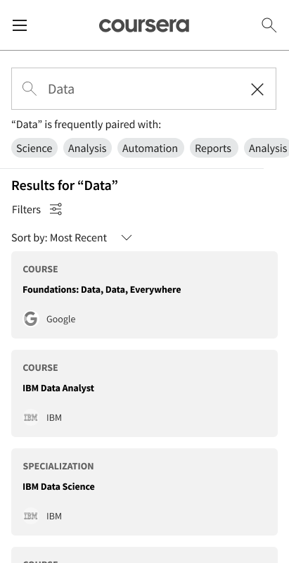Guided search