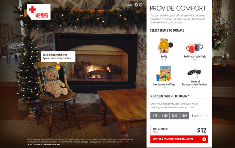 Canadian Red Cross Give What Matters Campaign - Add an Item