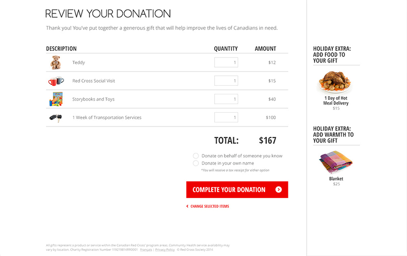 Canadian Red Cross Give What Matters Campaign - Check Out