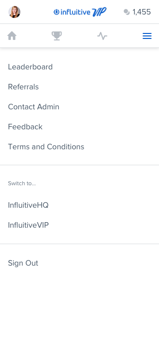 Influitive Mobile Design