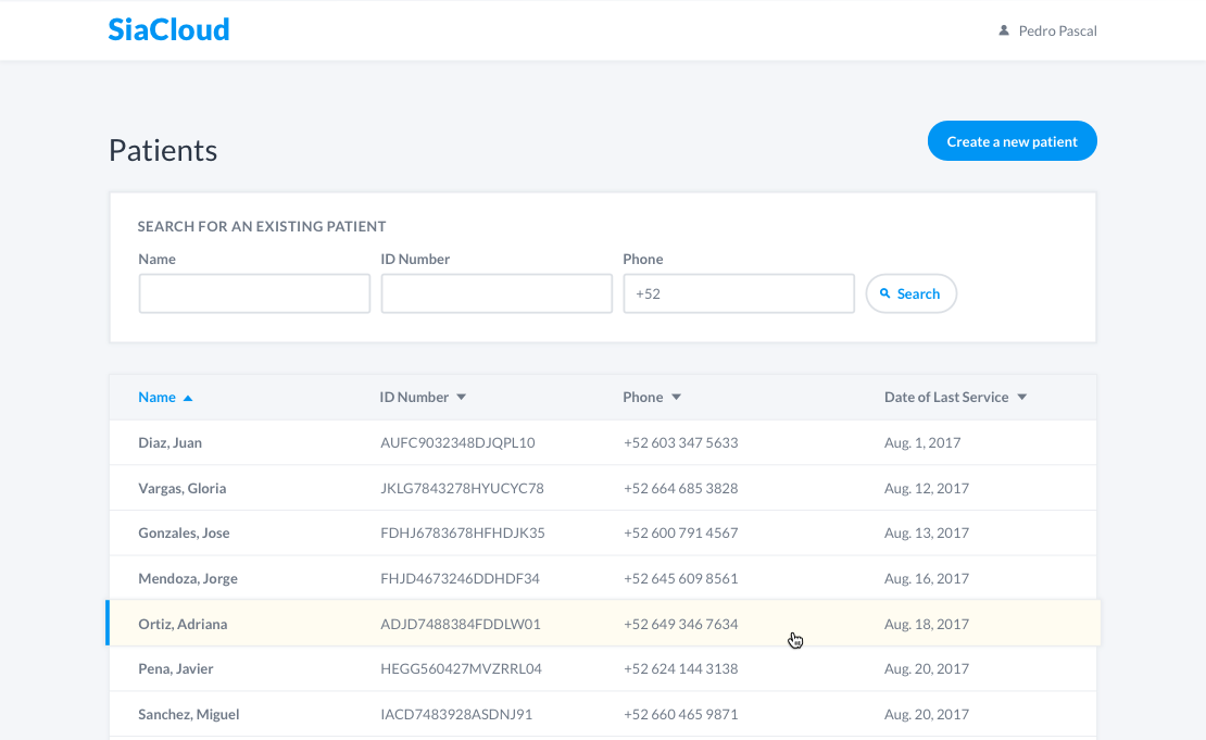 SiaCloud UI Design