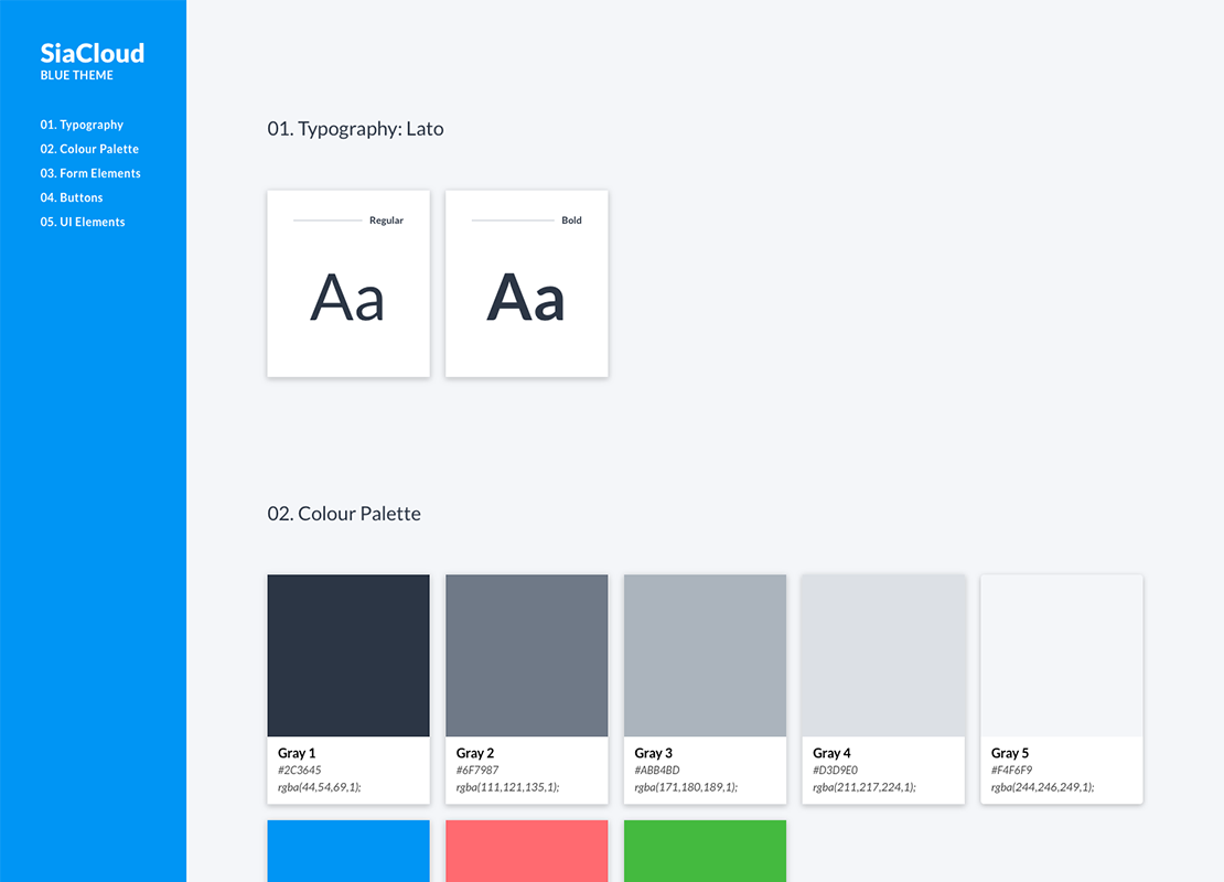 SiaCloud Style Guide